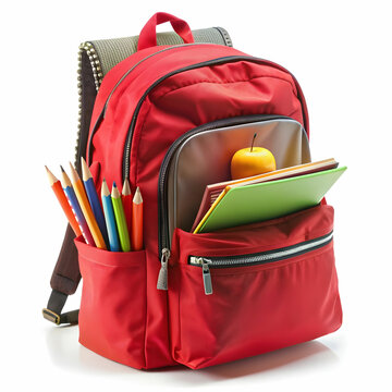 recommend clip art: view of school backpack