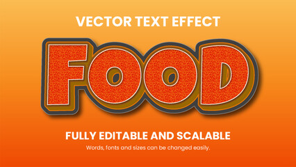 Vector 3d text effect design