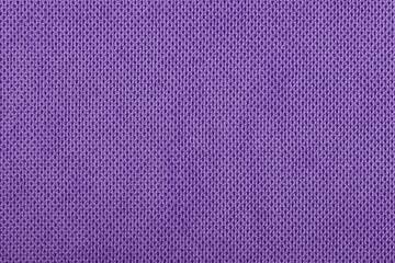 Purple, violet fabric cotton texture. Textile background fabric