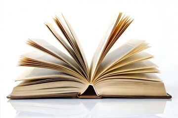 Fototapeta premium Book isolated on a pure white background