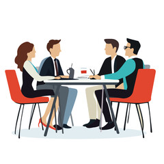 Business people meeting