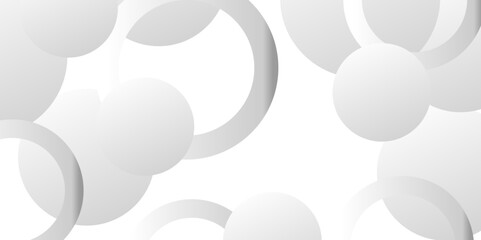  Gray gradient white circle pattern background. White vector abstract geometric background with grey circles.  Vector circles template vector design. Can be used for business, corporate, institution, 