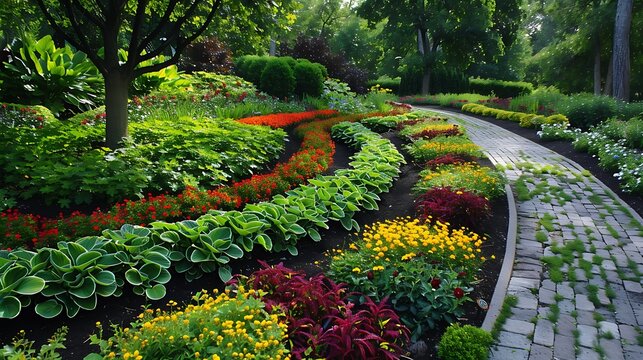 A garden where each plant represents a different virtue, and the gardener must carefully tend to each one to ensure they all thrive, symbolizing the balance of virtues in life
