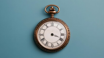 A vintage pocket watch with engraved initials, pocket watch, vintage, engraved
