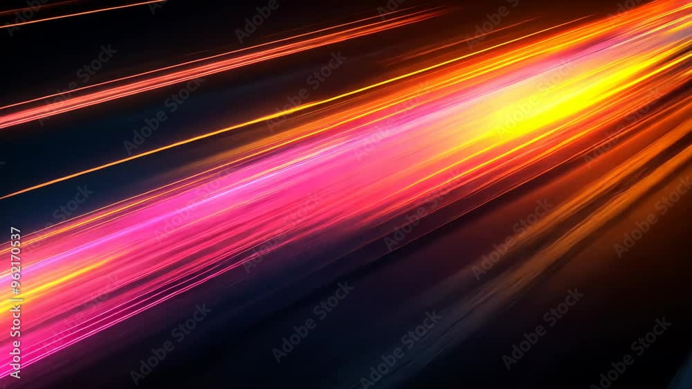 Poster vibrant abstract patterns create mesmerizing waves of color in a surreal digital landscape