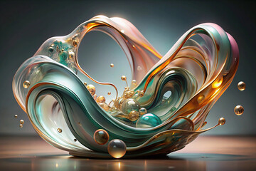 Holo Abstract 3D Shapes