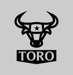 Toro  with vector template