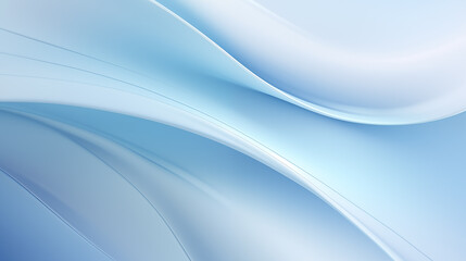 Naklejka premium Abstract white wavy background with streaks of blue color.