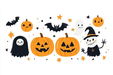 Halloween frame for text