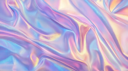 Obraz premium A piece of fabric with a rainbow pattern