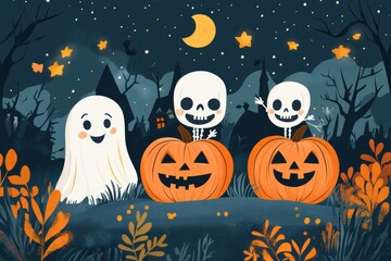 Halloween frame for text