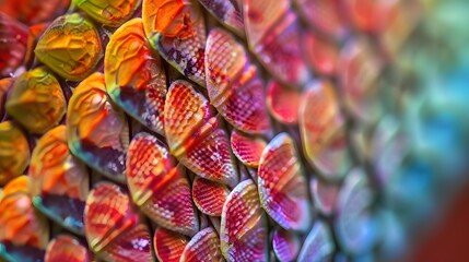 Obraz premium Abstract Colorful Scales Background