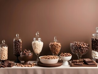 Fototapeta premium Celebratory Candy and Chocolate - Perfect for Parties, Celebrations, and Shops