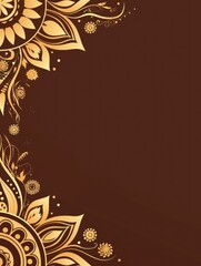 Free indian flower pattern rangoli background