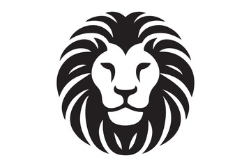 Iconic Lion Silhouette Strength, Courage, and Power Representatio