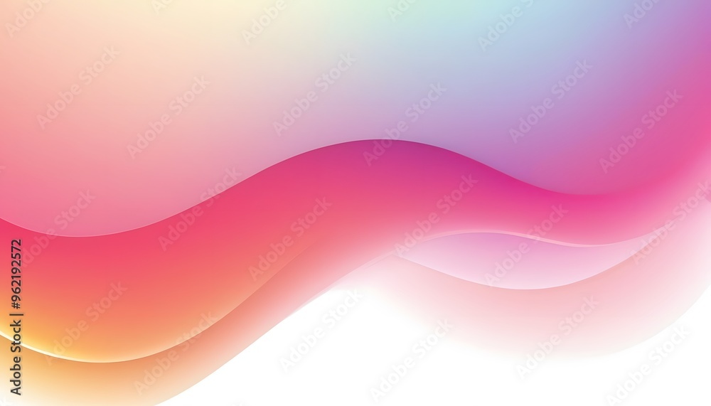 Fototapete Curve Line Layer Background. For Template Cell Phone Backgrounds. Vector Illustration with Color Gradient background
