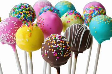 Transparent PNG image of a cake pop
