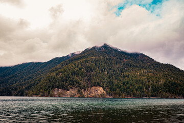 Mountain and Lake
