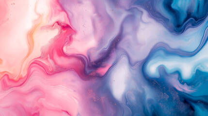 Pastel color dynamic liquid patterns evoke surreal journeys ink background. Texture for design purpose	
