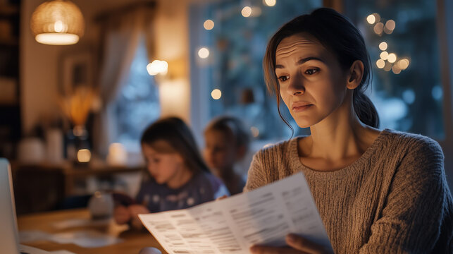 Single Parent Feels Overwhelmed While Managing Finances at Home