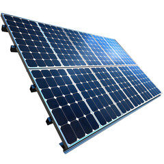 solar panel isolated on white background