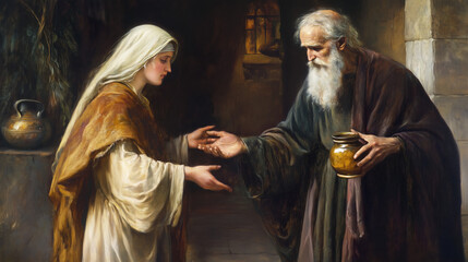 Elijah Provides Sustenance to the Widow During a Time of Drought