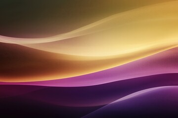 Fototapeta premium Abstract background with flowing purple and gold waves