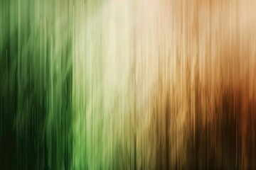 Abstract Blurred Background with Vertical Green, Yellow, and Orange Stripes