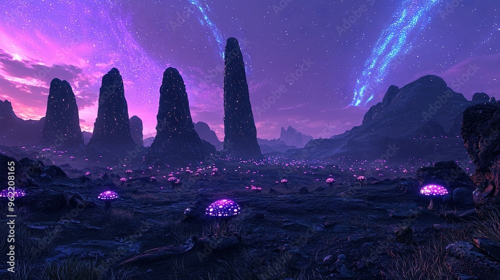 Canvas Prints sci-fi fiction is a genre of speculative fiction that explores imaginative concepts such as advanced