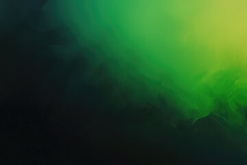 Obraz premium Abstract Green and Black Gradient Background with Textured Pattern