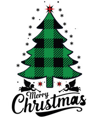 Christmas retro T shirt design