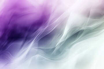 Abstract Swirling Purple and White Gradient Background