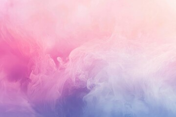 Abstract Swirls of White Smoke on a Pink and Purple Background