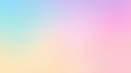 A colorful background with a rainbow and a blue sky