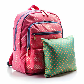 school backpack isolated on a white background