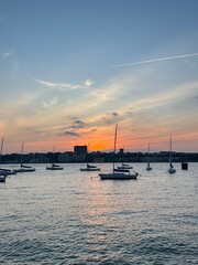 Boats on water