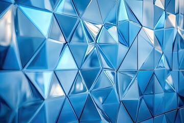 Blue, geometric, abstract background. Perfect for modern, tech, or corporate projects.