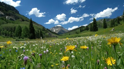 Mountain Meadow Wildflowers