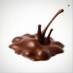 Obraz premium Splash of Chocolate Liquid