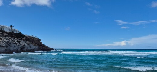 Playa idílica en cala mesquida