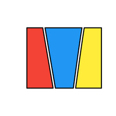 comic panel background vector