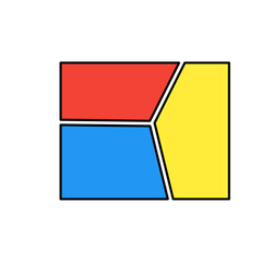 comic panel background vector