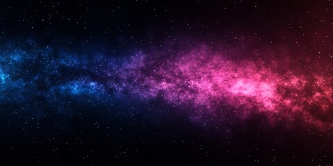 Fototapeta premium A deep space gradient background fading from dark blue to rich purple with subtle starlike speckles evoking the vastness of outer space and a sense of mystery