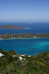 Fototapeta premium Magen's Bay and Vicinity from St. Thomas Overlook in 2006