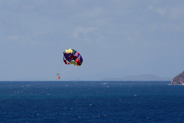Parasailing in St. Thomas, US Virgin Islands 2006