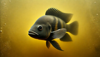 水中の魚と淡水1