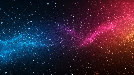 Naklejka premium A deep space gradient background fading from dark blue to rich purple with subtle starlike speckles evoking the vastness of outer space and a sense of mystery