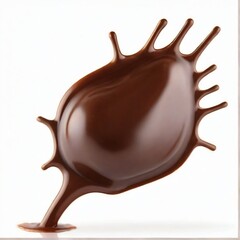 Obraz premium Splash of Chocolate Liquid