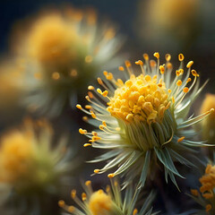 Beautiful Yellow Flower Focused with Blurred View