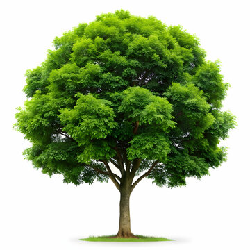 recommend clip art: isolated tree on white background